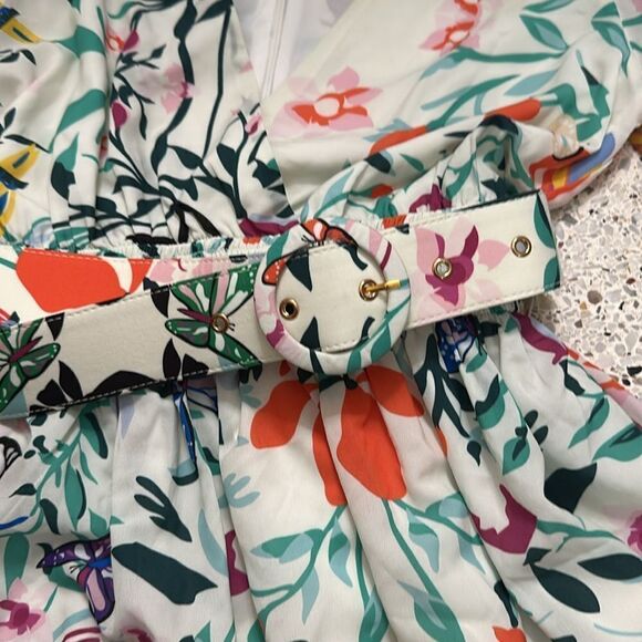 Elliatt Seabreeze floral mini belted dress small s - Picture 5 of 10